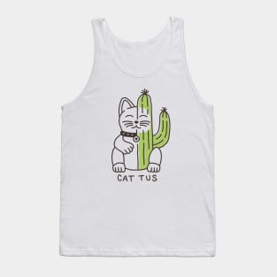 Cat Tus Cat Cactus Tank Top